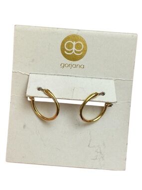 Gorjana Polished Gold Mini Hoop Earrings